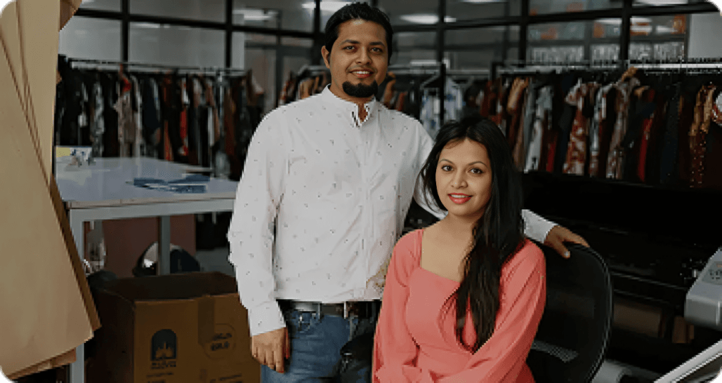 Saffron farming team